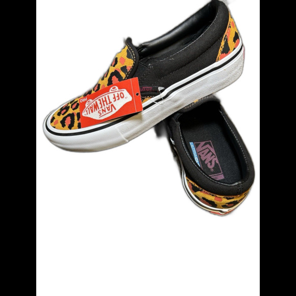 Vans Punk Leopard Print Slip-On Pro - Men’s Size 6 NEW